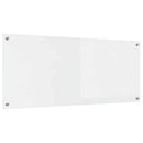 Køkkenbacksplash Transparent 120 x 50 cm hærdet glas