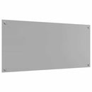 Køkkenbacksplash Lysegrå 110 x 50 cm hærdet glas