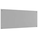 Køkkenbacksplash Lysegrå 120 x 50 cm hærdet glas