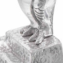 Bogstøtter 2 pcs Sølv 12 x 9 x 19 cm Aluminium
