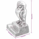 Bogstøtter 2 pcs Sølv 12 x 9 x 19 cm Aluminium