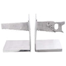 Bogstøtter 2 pcs Sølv 11 x 14 x 17,5 cm Aluminium