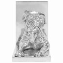 Bogstøtter 2 pcs Sølv 12 x 15 x 18 cm Aluminium