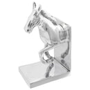 Bogstøtter 2 pcs Sølv 11 x 14 x 25 cm Aluminium