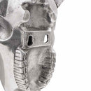 Bull kranium Sølv 49 x 10 x 36 cm Aluminium