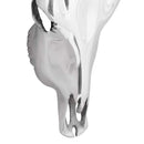 Bull kranium Sølv 34 x 13 x 53 cm Aluminium