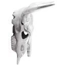 Bull kranium Sølv 34 x 13 x 53 cm Aluminium