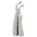 Skulptur Sølv 10 x 16 x 49 cm Aluminium