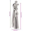 Skulptur Sølv 10 x 16 x 49 cm Aluminium