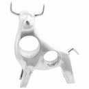 Tyrskulptur Sølv 22 x 9,5 x 34 cm Aluminium