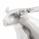 Tyrskulptur Sølv 20 x 17 x 23 cm Aluminium