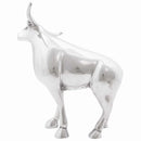 Tyrskulptur Sølv 20 x 17 x 23 cm Aluminium