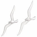 Måge 2 stk. Sølv Aluminium