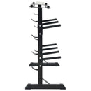 Dumbbellreol Sort 99 x 45 x 95,5 cm Pulverlakeret stål