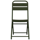 Have sammenslåelig stol 2 pcs Grøn 42 x 52 x 82cm