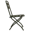 Have sammenslåelig stol 2 pcs Grøn 42 x 52 x 82cm
