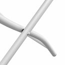Have sammenslåelig stol 2 pcs Hvid 42 x 52 x 82cm