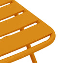 Have sammenslåelig stol 2 pcs Sennepsgul 42 x 52 x 82cm