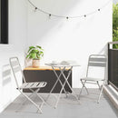 Have sammenslåelig stol 2 pcs Beige 42 x 52 x 82cm