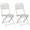 Have sammenslåelig stol 2 pcs Beige 42 x 52 x 82cm