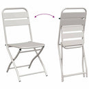 Have sammenslåelig stol 2 pcs Beige 42 x 52 x 82cm