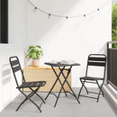Have sammenslåelig stol 2 pcs Antracit 42 x 52 x 82cm