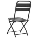 Have sammenslåelig stol 2 pcs Antracit 42 x 52 x 82cm