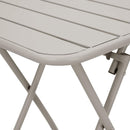 Bistrobord Beige 55 x 55 x 72,5 cm Pulverlakeret stål