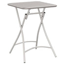 Bistrobord Beige 55 x 55 x 72,5 cm Pulverlakeret stål