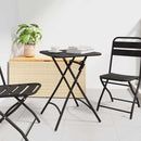 Bistrobord Antracit 55 x 55 x 72,5 cm Pulverlakeret stål