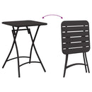 Bistrobord Antracit 55 x 55 x 72,5 cm Pulverlakeret stål