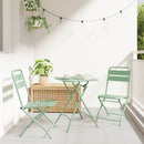 Bistrosæt 3 pcs Grøn Stål