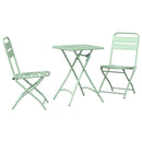 Bistrosæt 3 pcs Grøn Stål