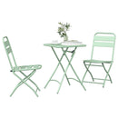 Bistrosæt 3 pcs Grøn Stål