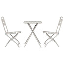 Bistrosæt 3 pcs Beige Stål