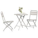 Bistrosæt 3 pcs Beige Stål