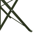 Have sammenslåelig stol 2 pcs Grøn 42 x 46 x 82cm Metal