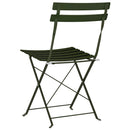 Have sammenslåelig stol 2 pcs Grøn 42 x 46 x 82cm Metal