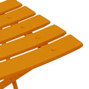 Have sammenslåelig stol 2 pcs Sennepsgul 42 x 46 x 82cm Metal
