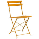 Have sammenslåelig stol 2 pcs Sennepsgul 42 x 46 x 82cm Metal