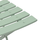 Have sammenslåelig stol 2 pcs Lys mint 42 x 46 x 82cm Metal
