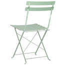 Have sammenslåelig stol 2 pcs Lys mint 42 x 46 x 82cm Metal