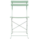 Have sammenslåelig stol 2 pcs Lys mint 42 x 46 x 82cm Metal