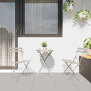 Have sammenslåelig stol 2 pcs Beige 42 x 46 x 82cm Metal