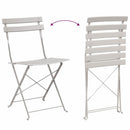 Have sammenslåelig stol 2 pcs Beige 42 x 46 x 82cm Metal