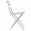 Have sammenslåelig stol 2 pcs Beige 42 x 46 x 82cm Metal