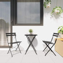 Have sammenslåelig stol 2 pcs Antracit 42 x 46 x 82cm Metal