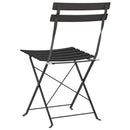 Have sammenslåelig stol 2 pcs Antracit 42 x 46 x 82cm Metal