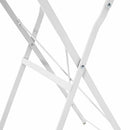 Bistrobord Hvid Ø 50 x 71 cm Pulverlakeret stål