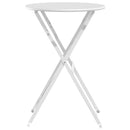 Bistrobord Hvid Ø 50 x 71 cm Pulverlakeret stål